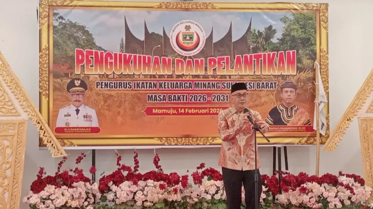 Pelantikan Ikatan Keluarga Minang Sulbar, Dorong Kolaborasi Ekonomi